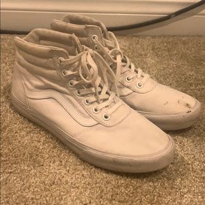 White high top vans